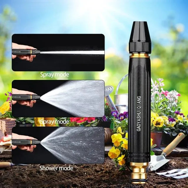 High-Pressure Water Gun Nozzle – Adjustable Jet Spray for Car & Outdoor Cleaning