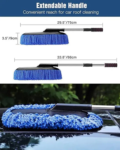 Microfiber Car Duster – Extendable Dust Cleaning Brush for Car Interior & Exterior
