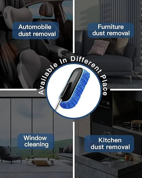 Microfiber Car Duster – Extendable Dust Cleaning Brush for Car Interior & Exterior